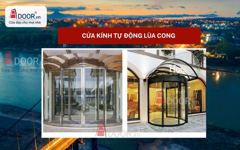 Cửa kính tự động Kon Tum tại Adoor