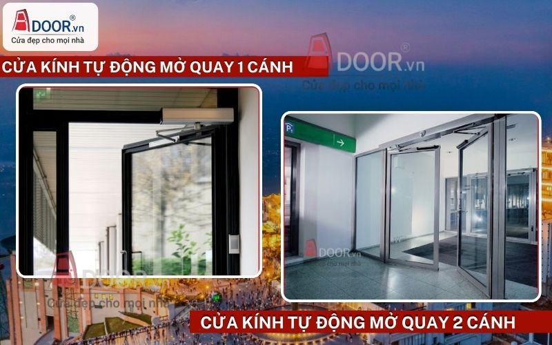 Cửa kính tự động Tây Ninh mở quay Cửa kính tự động Tây Ninh mở quay