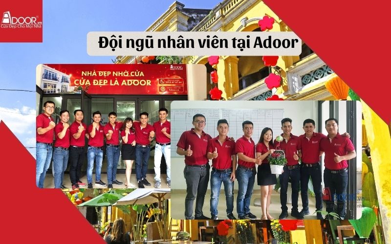 đội ngũ nhân viên chuyên nghiệp của cửa cuốn khe thoáng Hội An tại Adoor