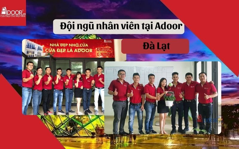 đội ngũ nhân sự chuyên nghiệp cửa cuốn khe thoáng Đà Lạt tại Adoor