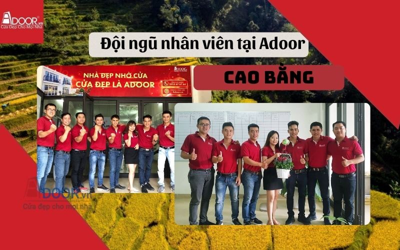 Đội ngũ nhân sự cửa cuốn khe thoáng Cao Bằng tại Adoor