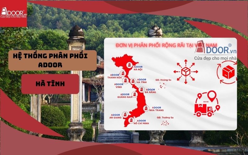 phân phối toán quốc cứa cuốn khe thoáng Hà Tĩnh của Adoor