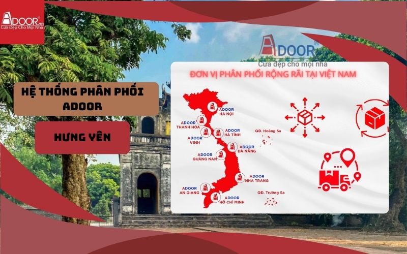 hệ thống phân phối cửa cuốn khe thoáng Hưng Yên thuận tiện