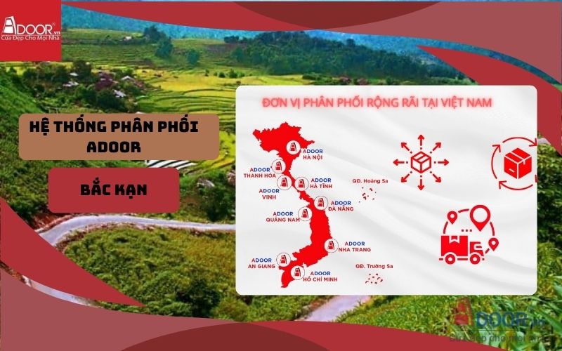 Hệ thống phân phối cửa cuốn khe thoáng Bắc Kạn chính hãng
