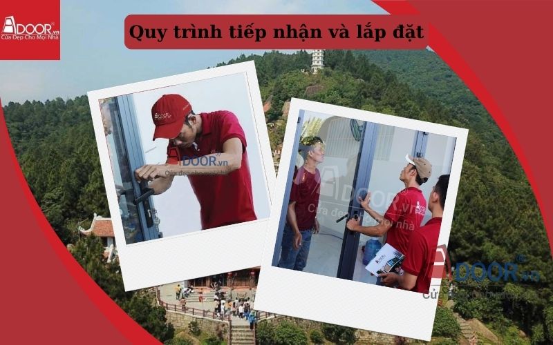quy trình lắp đặt chuyên nghiệp cửa cuốn khe thoáng Hà Tĩnh tại Adoor
