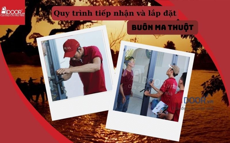 Lắp đặt cửa cuốn khe thoáng Buôn Ma Thuột theo quy trình rõ ràng