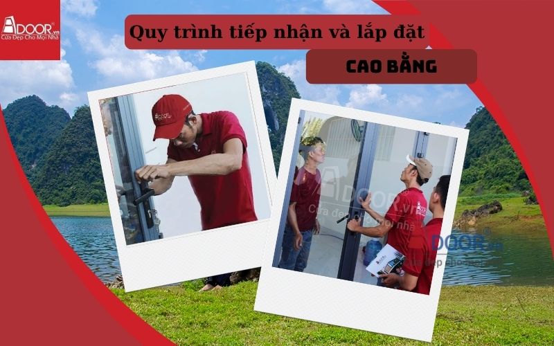 Quy trình lắp đặt cửa cuốn khe thoáng Cao Bằng chuyên nghiệp