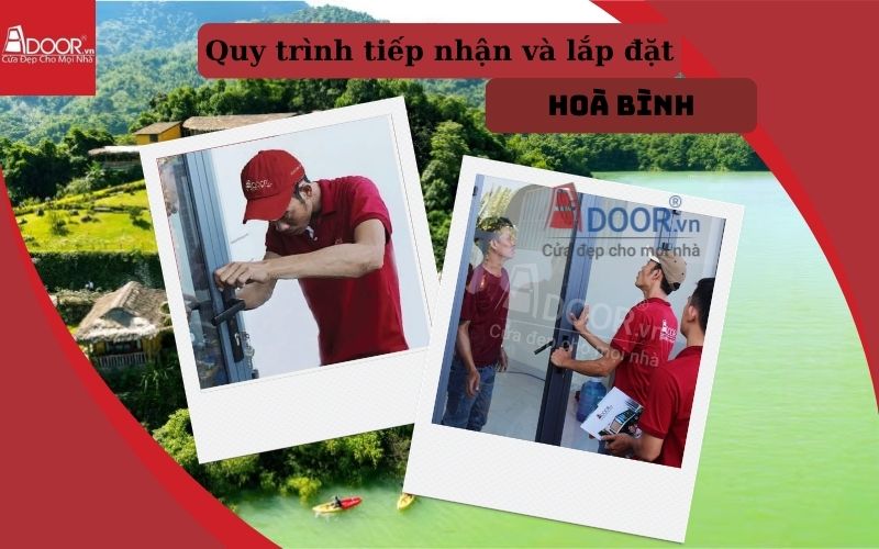 Quy trình lắp đặt cửa cuốn khe thoáng Hoà Bình chuyên nghiệp