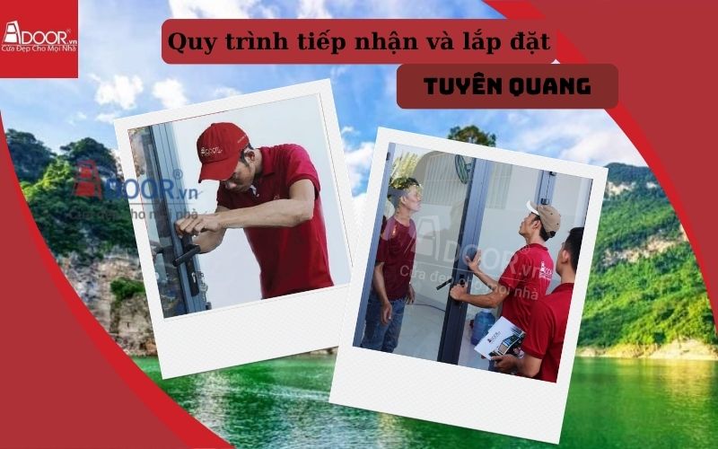 Quy trình lắp đặt cửa cuốn khe thoáng Tuyên Quang rõ từng bước