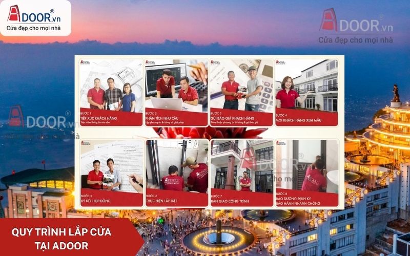 Adoor tuân thủ 8 bước chuẩn mực Adoor tuân thủ 8 bước chuẩn mực