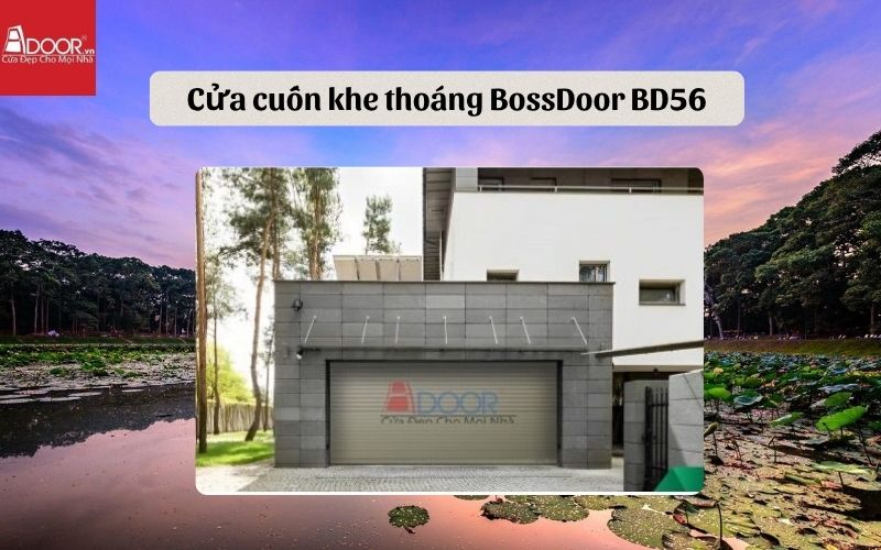 cửa cuốn khe thoáng Trà Vinh BossDoor BD56