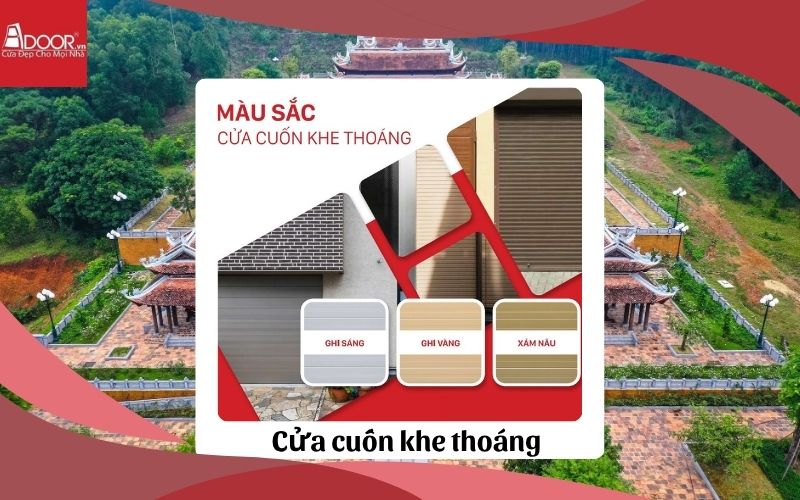 cửa cuốn khe thoáng Nghệ An Adoor