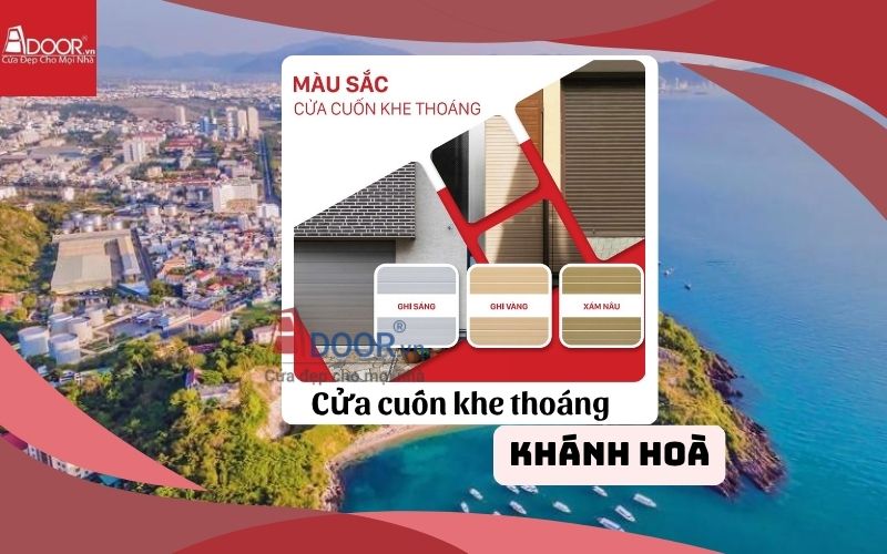 sản phẩm cửa cuốn khe thoáng Khánh Hoà phù hợp giúp công trình đẹp