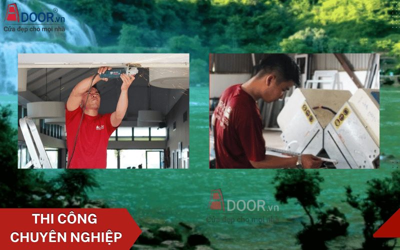 Đội ngũ Adoor thi công chuyên nghiệp