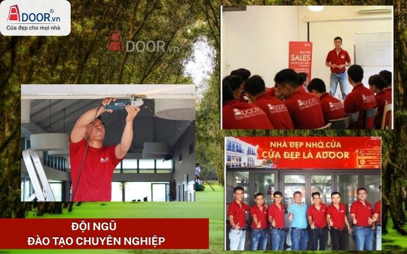 Đội ngũ được đào tạo chuyên nghiệp về chuyên môn
