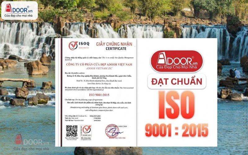 Cam kết chuẩn chất lượng ISO