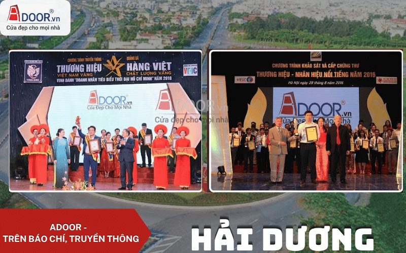 Adoor vinh danh sản phẩm chất lượng trên báo chí Adoor vinh danh sản phẩm chất lượng trên báo chí