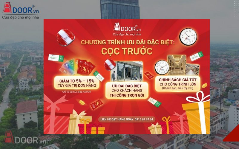 Nhiều ưu đãi hấp dẫn tại Adoor Nhiều ưu đãi hấp dẫn tại Adoor