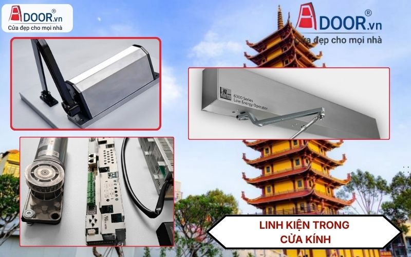 Linh kiện sản phẩm cửa kính tự động Quận 10 HCM
