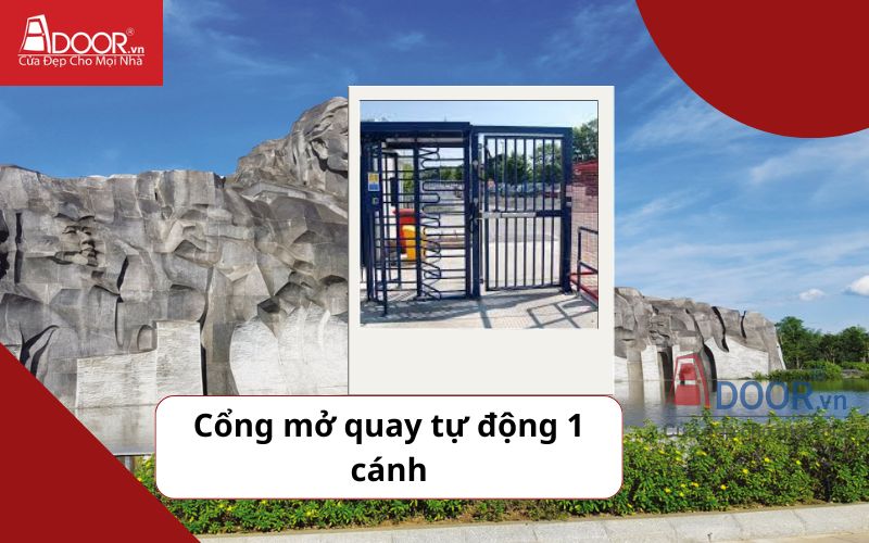 Cổng mở quay 1 cánh - Cửa cổng tự động Tam Kỳ Cổng mở quay 1 cánh - Cửa cổng tự động Tam Kỳ