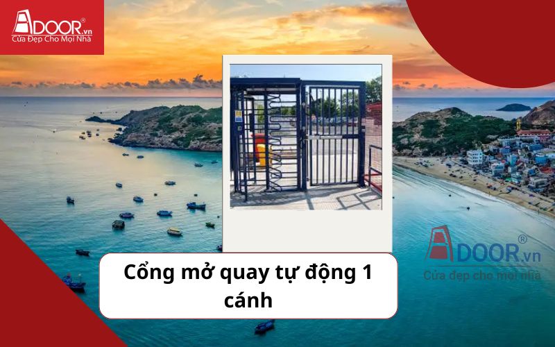Cổng mở quay 1 cánh - Cửa cổng tự động Quy Nhơn Cổng mở quay 1 cánh - Cửa cổng tự động Quy Nhơn