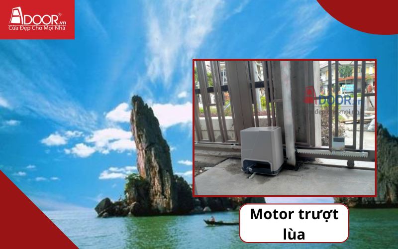 Motor trượt lùa - Cửa cổng tự động Hà Tiên