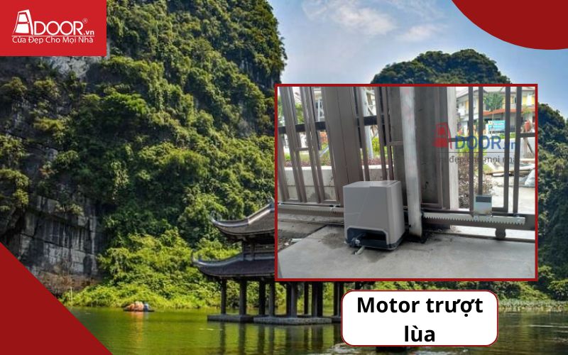 Motor trượt - Cửa cổng tự động Hoa Lư