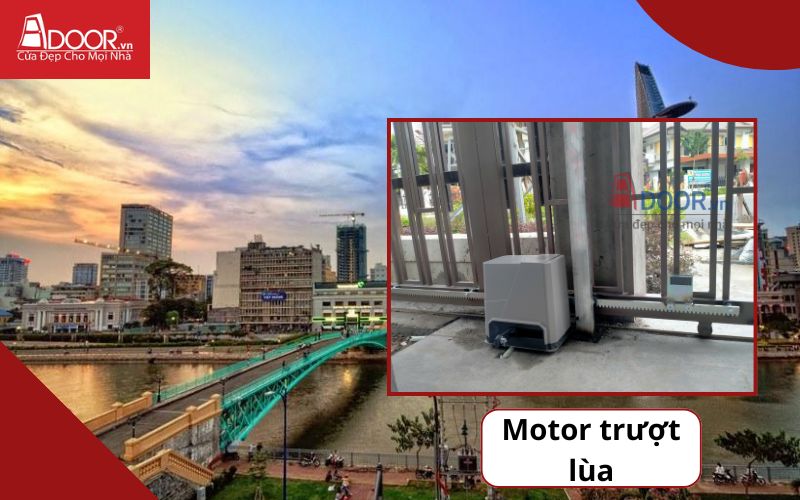 Motor trượt lùa - Cửa cổng tự động Quận 4