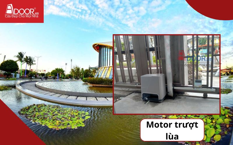 Motor trượt lùa - Cửa cổng tự động Bạc Liêu