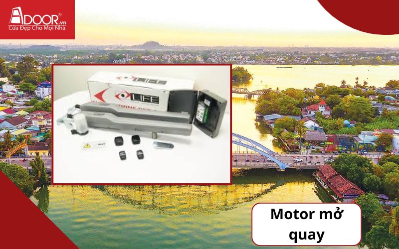 Motor mở quay - Cửa cổng tự động Biên Hòa