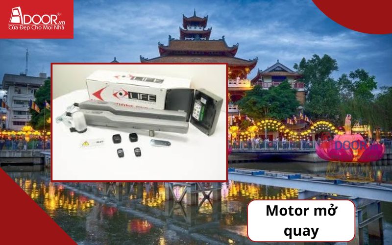 Motor mở quay - Cửa cổng tự động Phú Nhuận