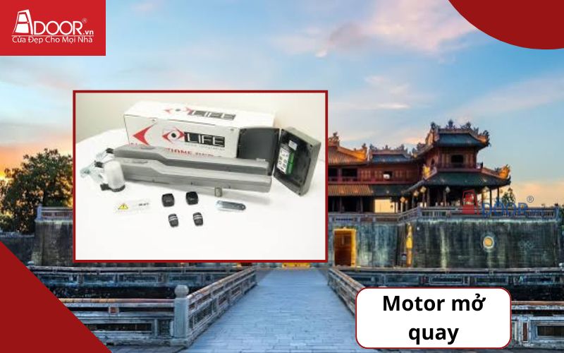 Motor mở quay - Cửa cổng tự động Huế