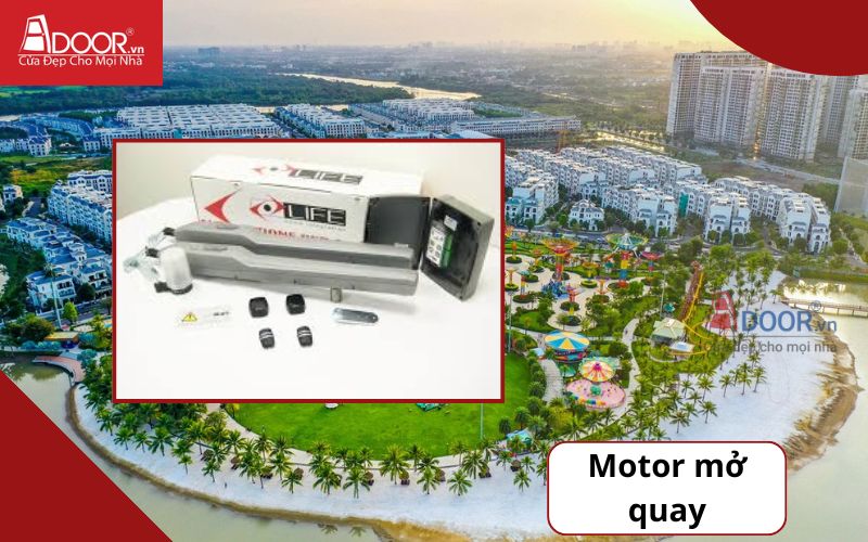 Motor mở quay - Cửa cổng tự động Quận 9