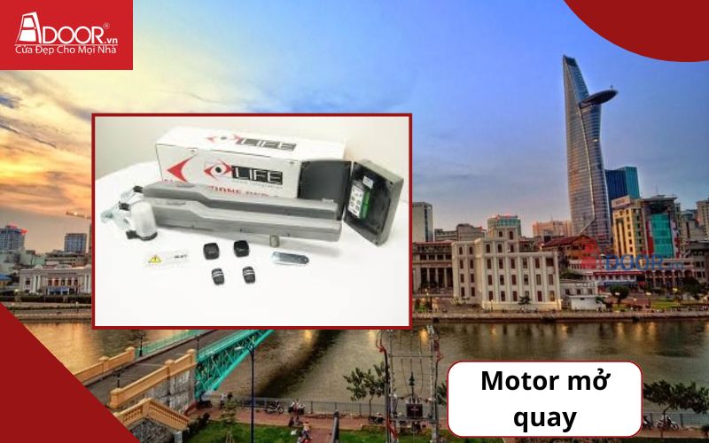 Motor mở quay - Cửa cổng tự động Quận 4