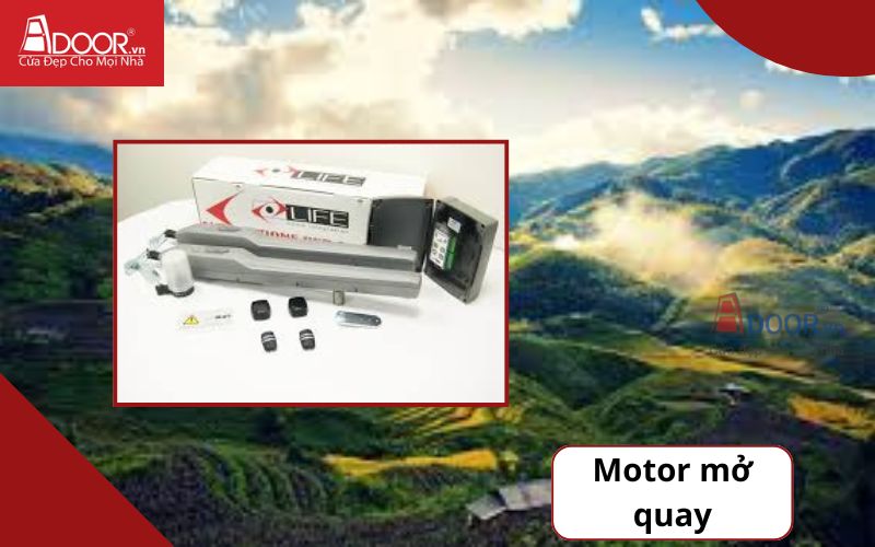 Motor mở quay - Cửa cổng tự động Lào Cai