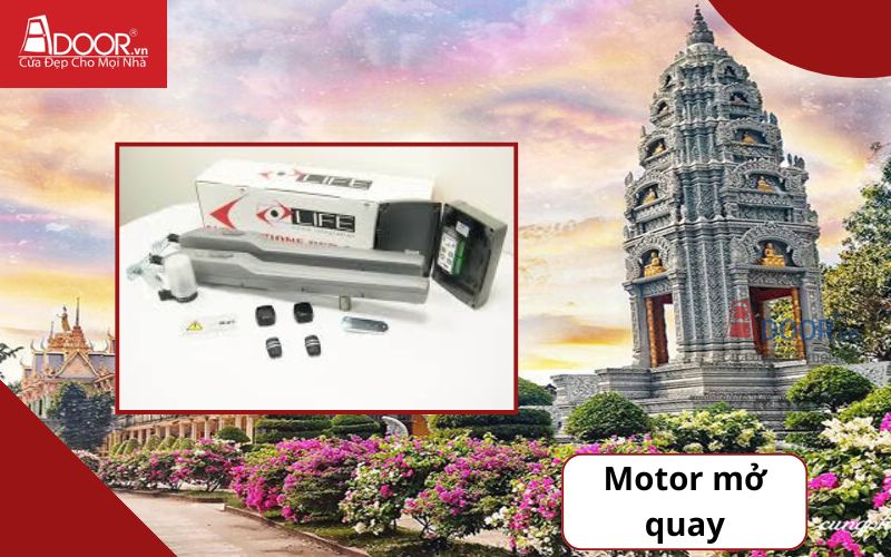 Motor mở quay - Cửa cổng tự động Sóc Trăng