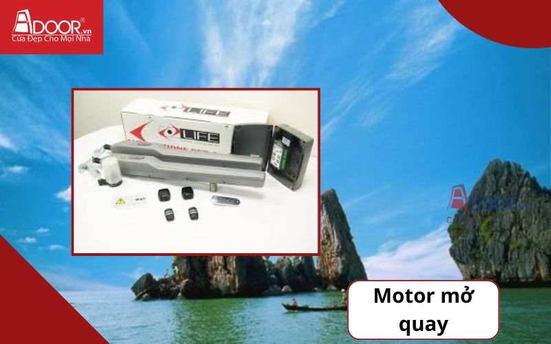 Motor mở quay - Cửa cổng tự động Hà Tiên