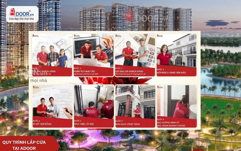 Quy trình 8 bước thi công