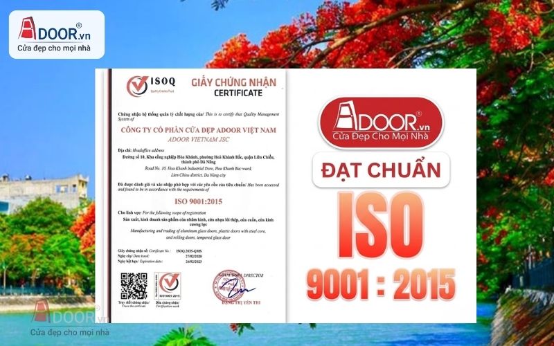 Giấy chứng nhận kiểm định ISO