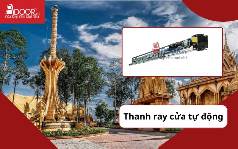Thanh ray - Cửa cổng tự động Trà Vinh