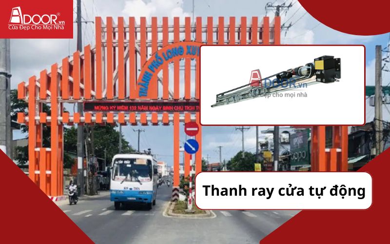 Thanh ray - Cửa cổng tự động Long Xuyên