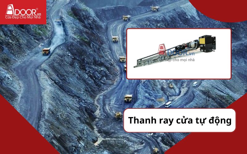 Thanh ray - Cửa cổng tự động Quảng Ninh