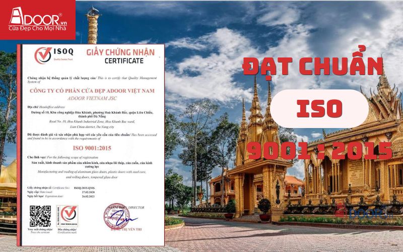 Đạt chuẩn ISO - Cửa cổng tự động Trà Vinh
