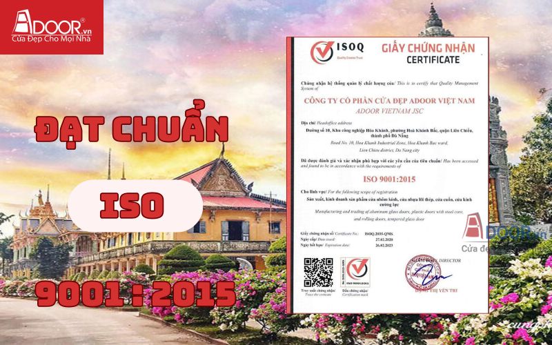 Chứng nhận ISO - Cửa cổng tự động Sóc Trăng
