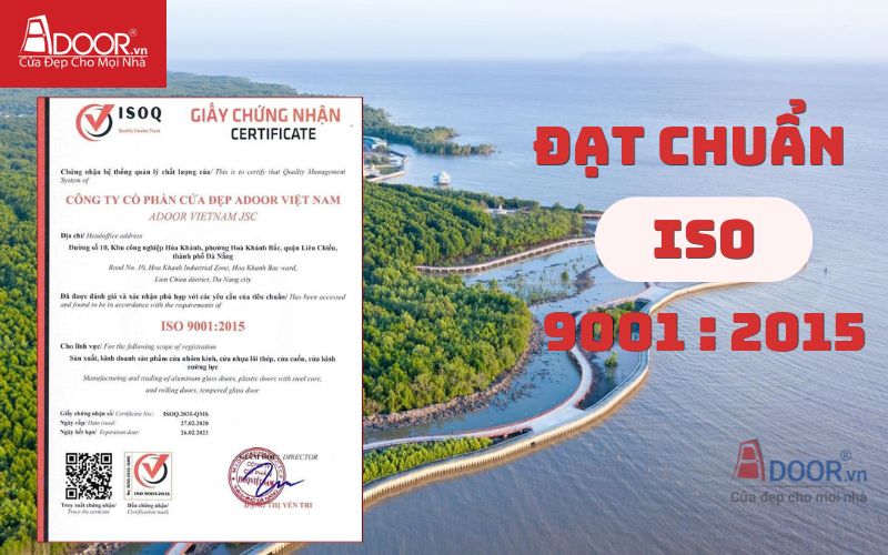 Chứng nhận ISO - Cửa cổng tự động Cà Mau