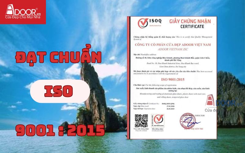 Chứng nhận ISO - Cửa cổng tự động Hà Tiên