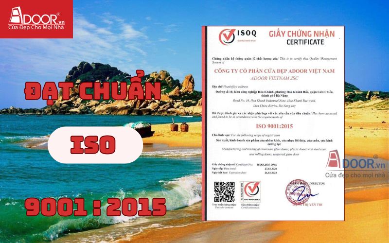 Chứng nhận ISO - Cửa cổng tự động Phan Thiết