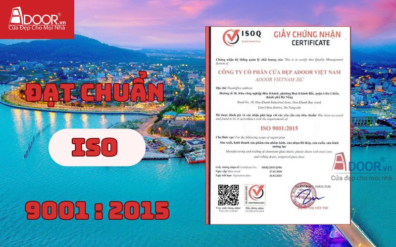 Chứng nhận ISO - Cửa cổng tự động Kiên Giang