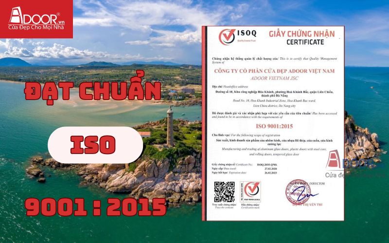 Chứng nhận ISO - Cửa cổng tự động Bình Thuận