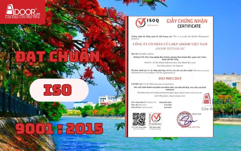 Chứng nhận ISO - Cửa cổng tự động Hải Phòng 